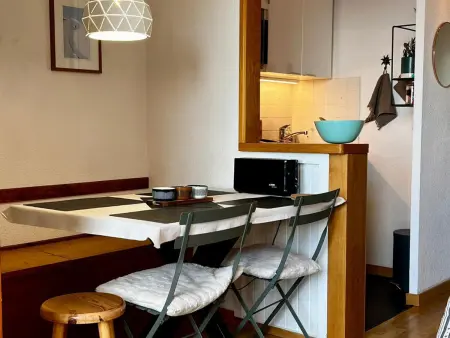 Location appartement à Peisey Vallandry, Studio 4 pers à Vallandry, terrasse et ski aux pieds