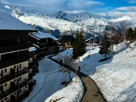 Studio 4 pers à Vallandry, terrasse Sud-Ouest et ski aux pieds : photo 12