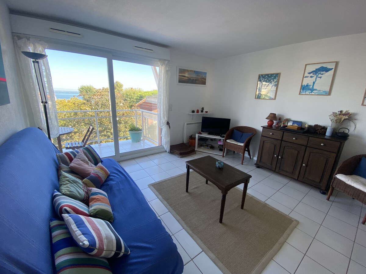 T2 Arcachon vue mer, balcon, parking – 150 m plage - Photo 1