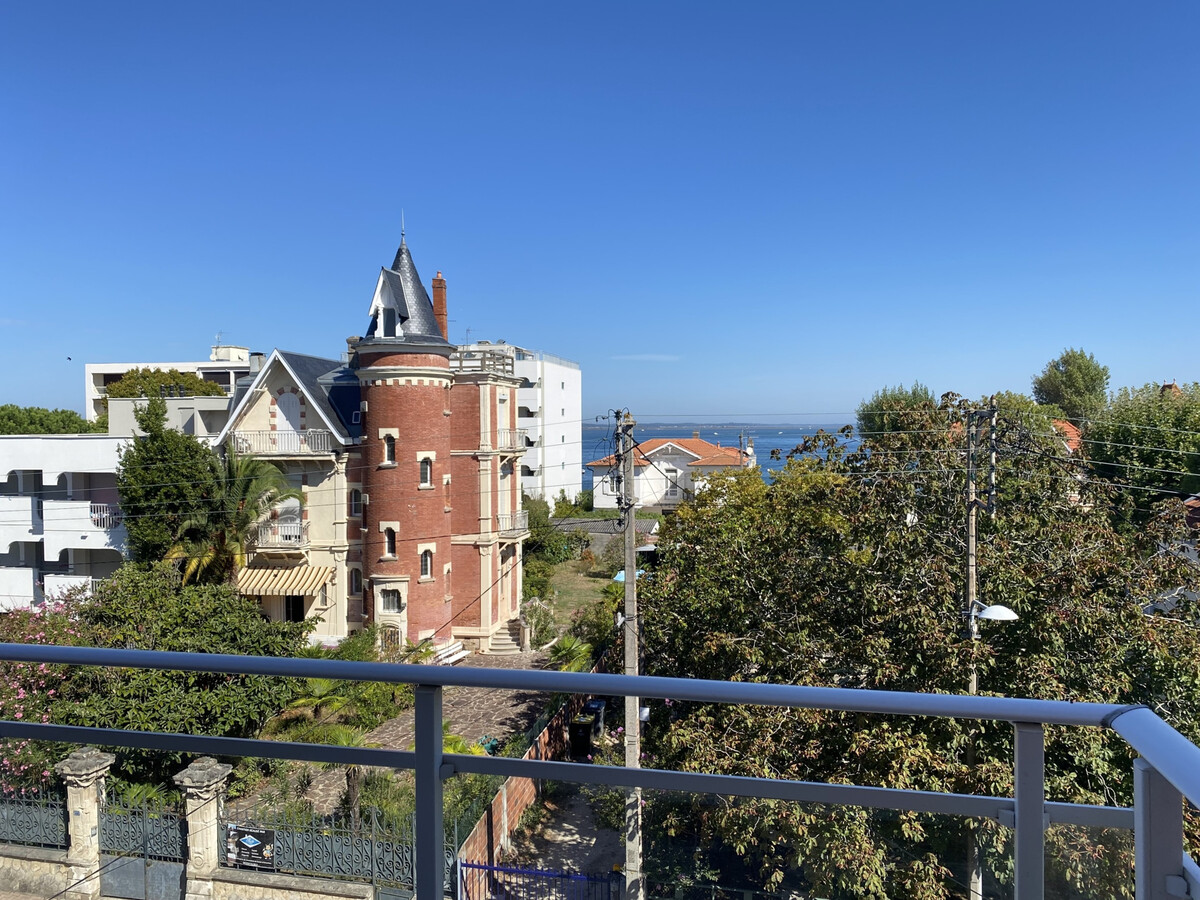 T2 Arcachon vue mer, balcon, parking – 150 m plage - Photo 12