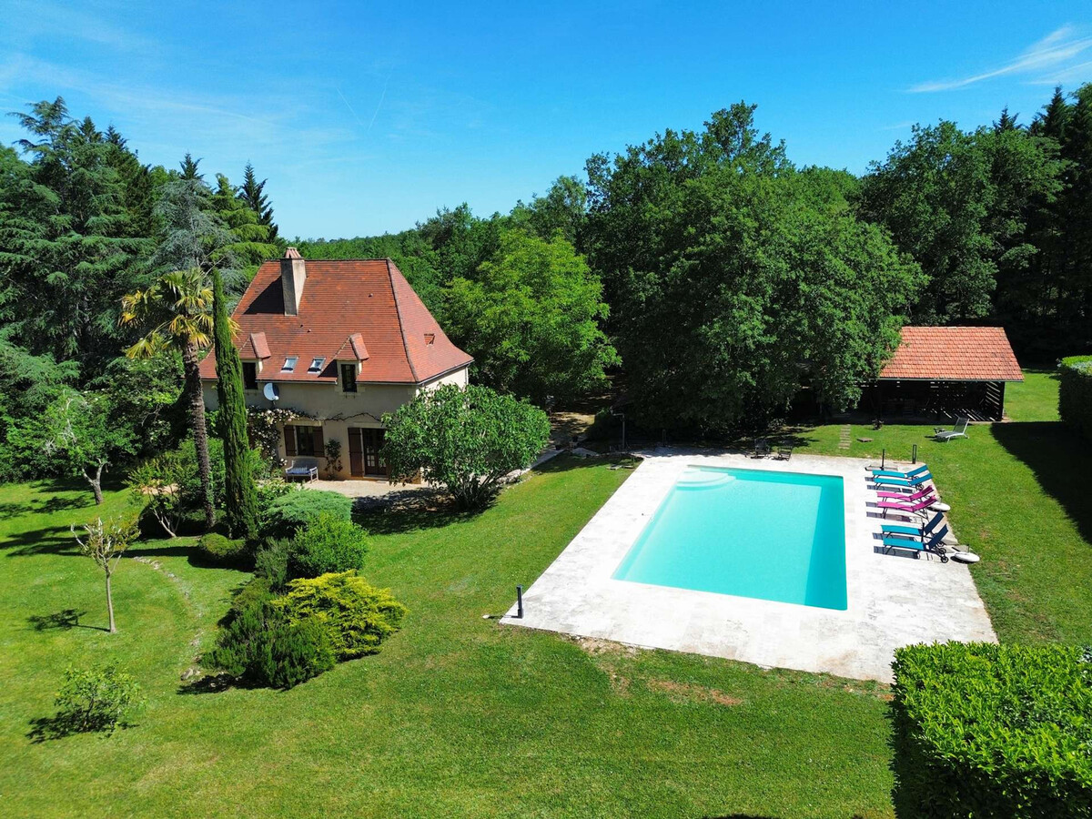 Maison périgourdine 8 pers., piscine 12x8m, 2,2 ha - Photo 1
