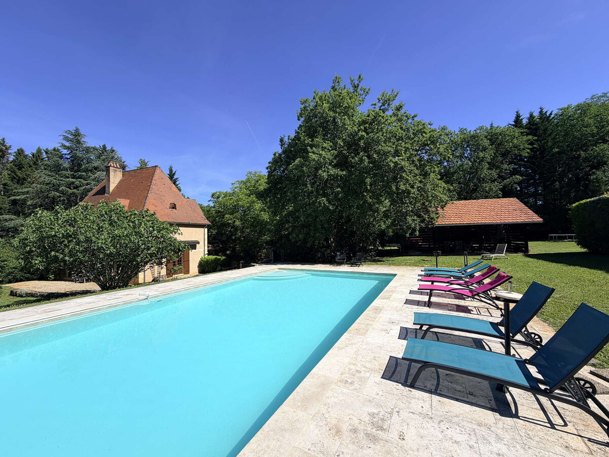 Maison périgourdine 8 pers., piscine 12x8m, 2,2 ha - Photo 3