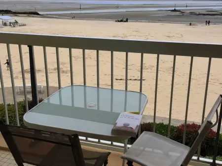 Location appartement à Le Pouliguen, Studio face plage avec balcon et parking