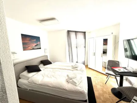 Location appartement à St. Moritz, Studio im Zentrum, Schwimmbad und 400m von Skiliften entfernt