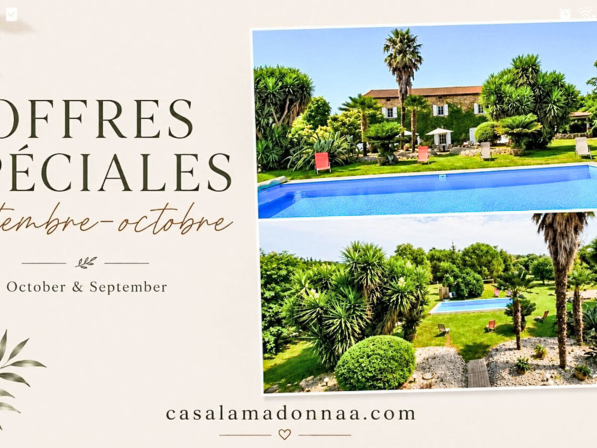 Maison Casalamadonna : 5 chambres, piscine, 700m plage - Photo 1
