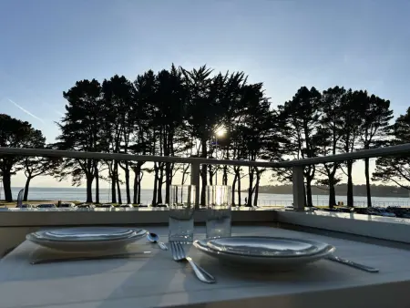 Location appartement à Bénodet, Studio à Bénodet avec balcon, vue mer et garage