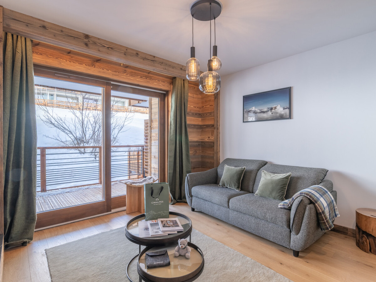 Appartement Belle Aurore à Huez, retour skis pieds - Photo 1