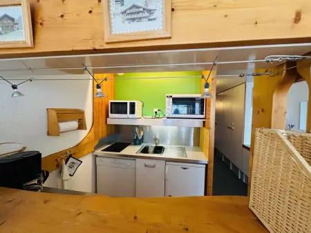Studio cabine 5 pers. 28 m² aux pieds des pistes, Les Arcs 1800 : photo 5