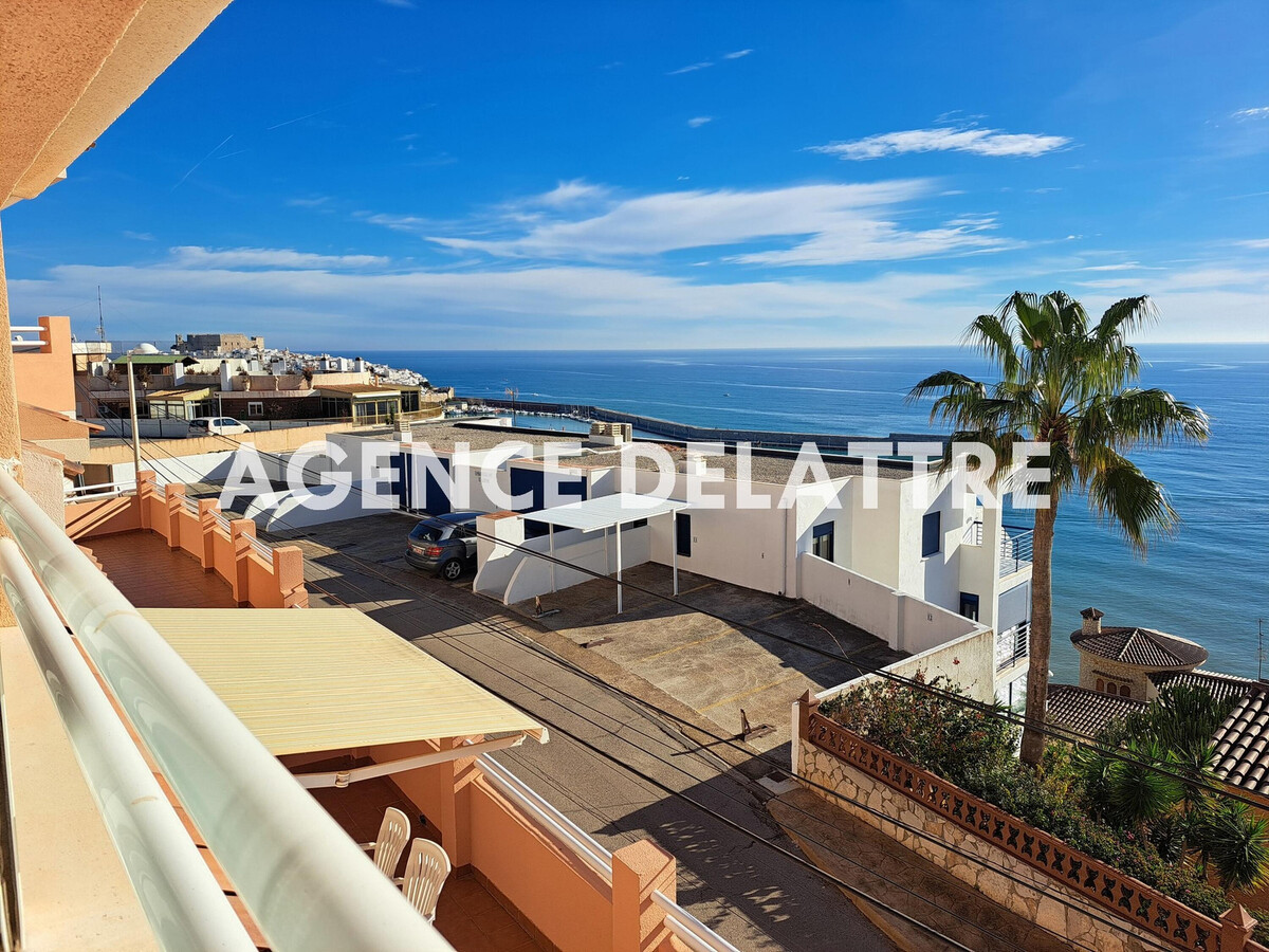Duplex Peniscola, 2 chambres, garage et vue mer - Photo 12