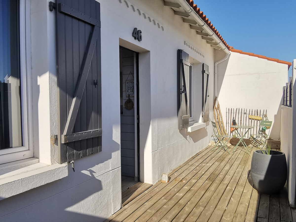 Maison rénovée 50m plage et centre, jardin clos - Photo 1