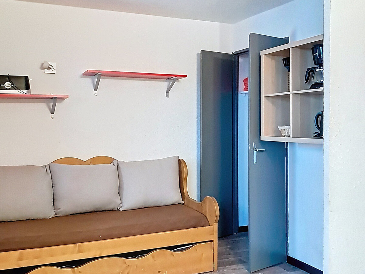 Studio cabine 4 pers aux Deux Alpes, vue pistes - Photo 2