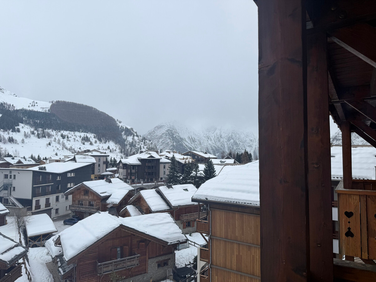 Studio cabine 4 pers aux Deux Alpes, vue pistes - Photo 9