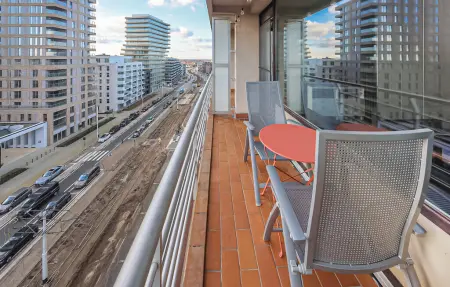 Appartement 4 personnes avec balcon à 20 m de la plage, Ostende : photo 9