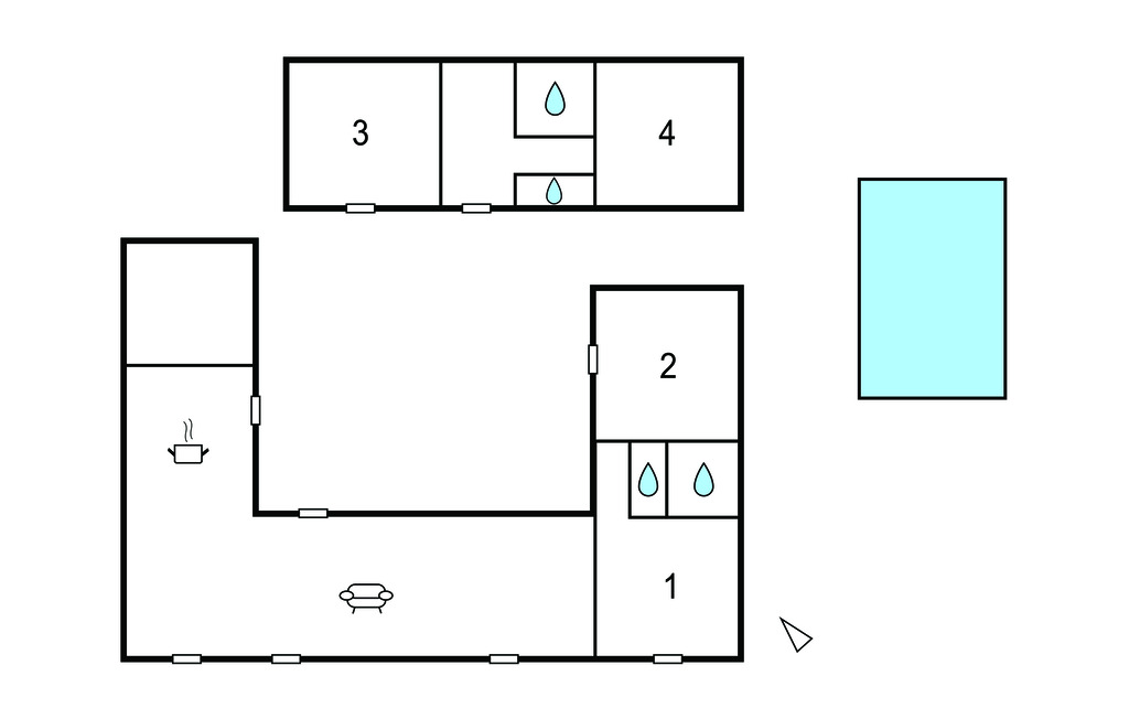 Maison 4 chambres avec piscine privée à La Palmyre - Photo 24