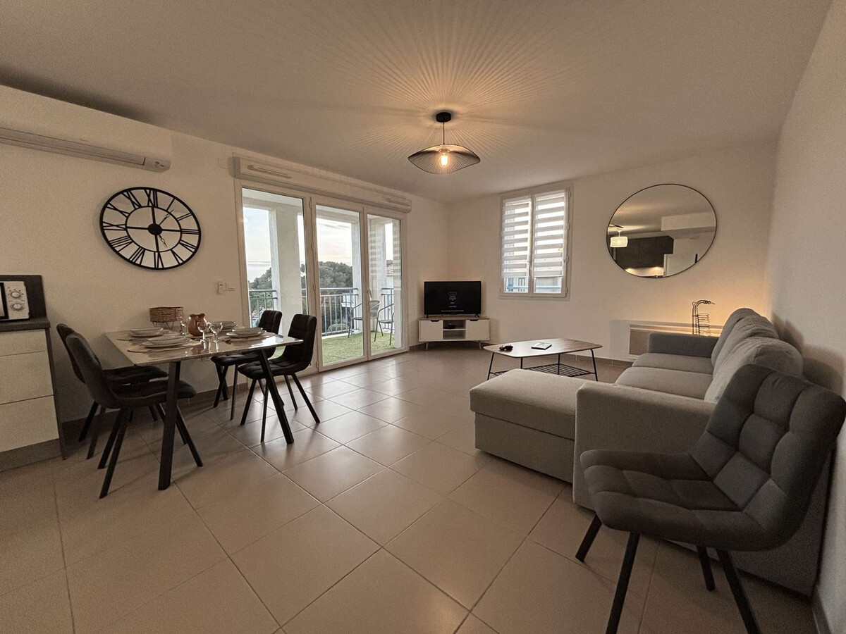 Appartement 3 pièces climatisé, terrasse 13m² - Cavalaire - Photo 16