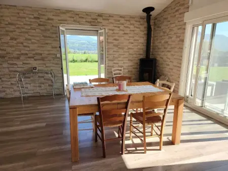 Maison avec piscine privée et cheminée à Arenthon, 10 personnes : photo 19