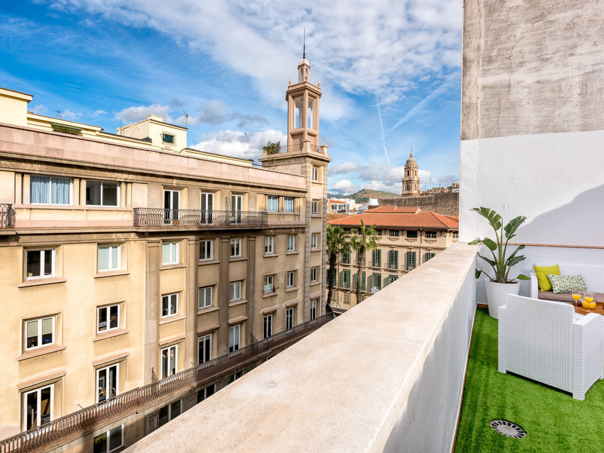 Penthouse 3 chambres, vue marché central, centre Málaga - Photo 11