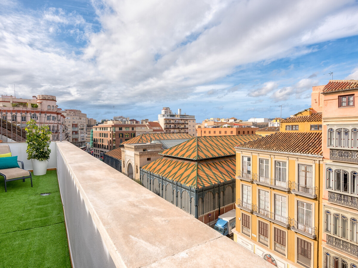 Penthouse 3 chambres, vue marché central, centre Málaga - Photo 12