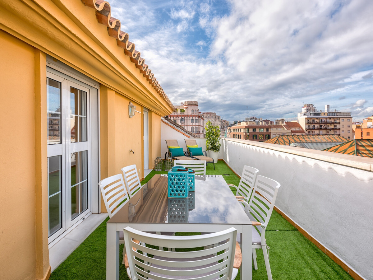 Penthouse 3 chambres, vue marché central, centre Málaga - Photo 13