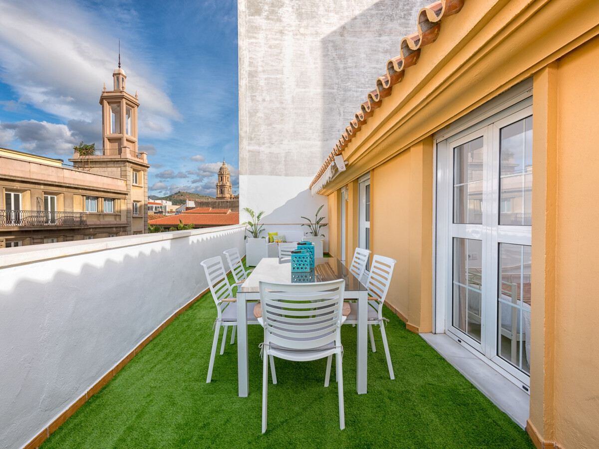 Penthouse 3 chambres, vue marché central, centre Málaga - Photo 15