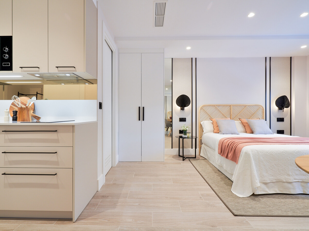 Studio 25 m² La Malagueta, plage et musée Pompidou - Photo 4