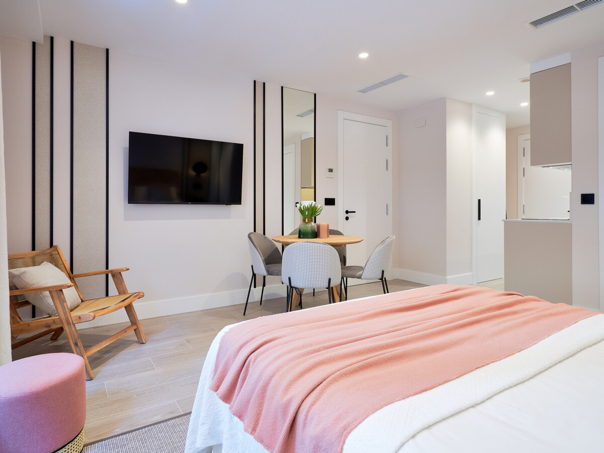 Studio 25 m² La Malagueta, plage et musée Pompidou - Photo 7
