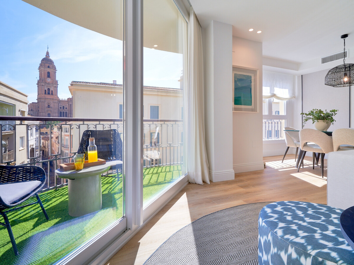 Appartement 4 chambres, terrasse vue cathédrale à Málaga - Photo 1