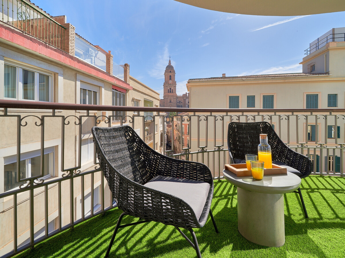 Appartement 4 chambres, terrasse vue cathédrale à Málaga - Photo 8