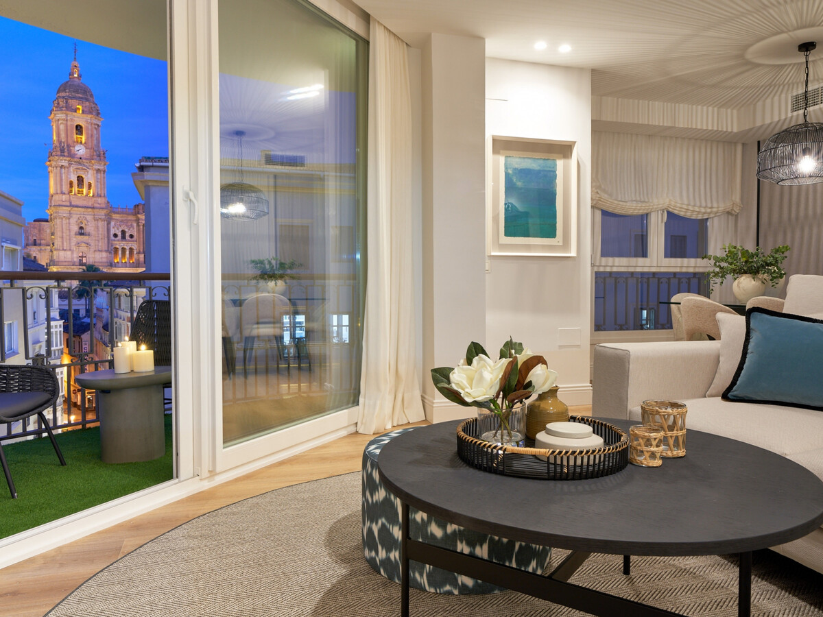 Appartement 4 chambres, terrasse vue cathédrale à Málaga - Photo 15