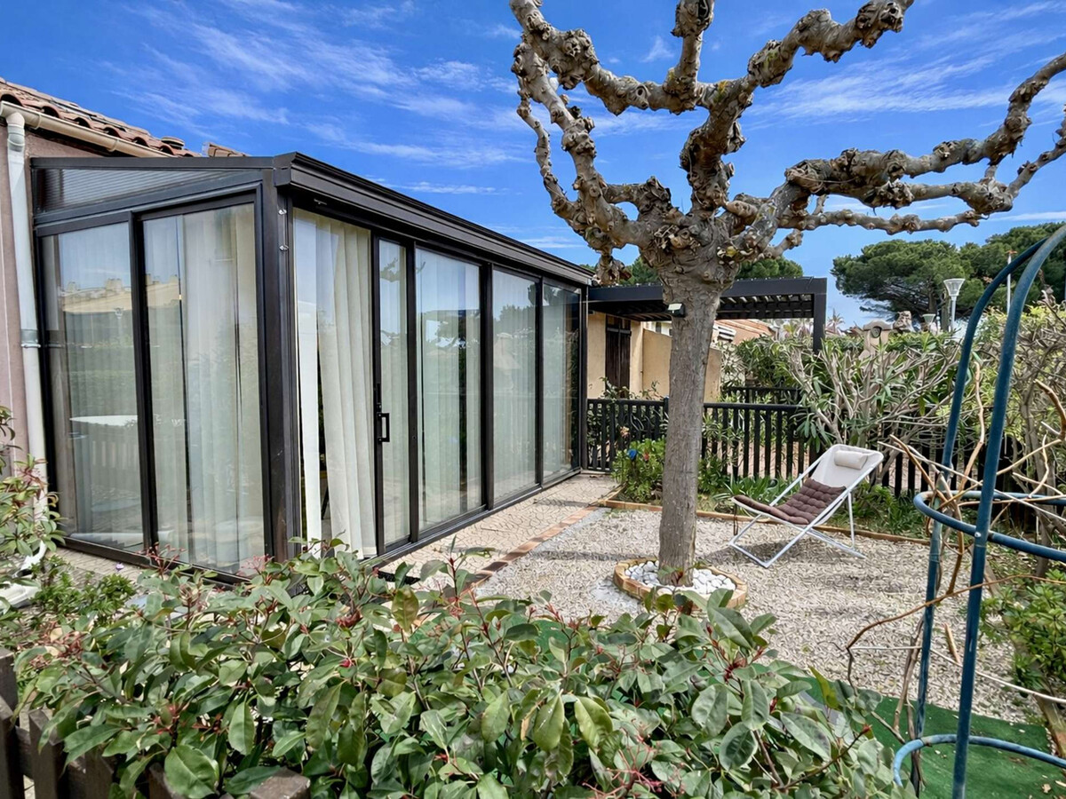 Maison 6 pers. véranda et piscine à Gruissan - Photo 21