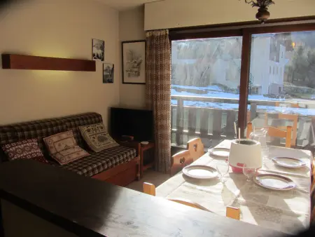 Studio 27m² avec balcon aux Contamines-Montjoie : photo 2