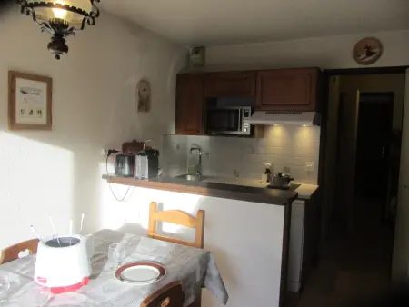 Studio 27m² avec balcon aux Contamines-Montjoie : photo 3