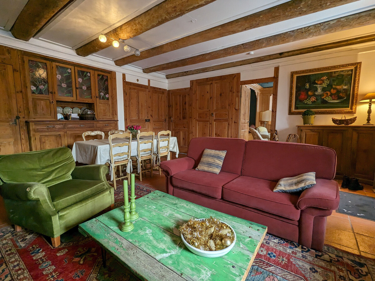 Gîte la Béraine à Saint-Bérain, ferme rénovée avec poêle à bois - Photo 11