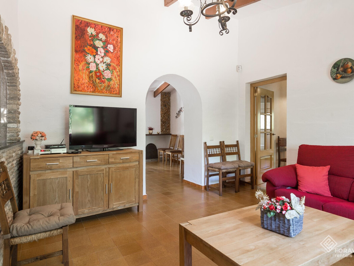 Villa rustique Campanet : piscine, jardin et vue Serra Tramuntana - Photo 10