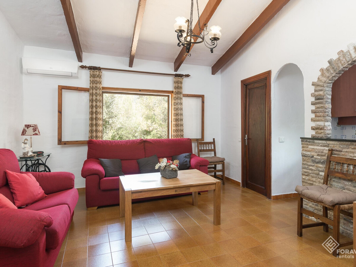 Villa rustique Campanet : piscine, jardin et vue Serra Tramuntana - Photo 11