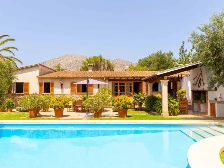 Location villa à Pollença, Finca avec jardin et piscine privée à Pollença