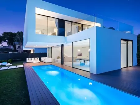 Location villa à Can Picafort, Moderne Villa à Playa de Muro avec Piscine Privée