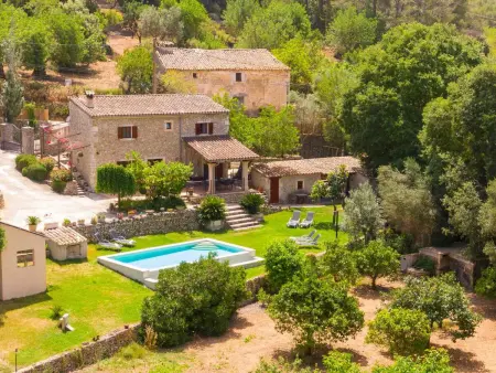 Location villa à Campanet, Villa rustique au calme avec piscine à Campanet