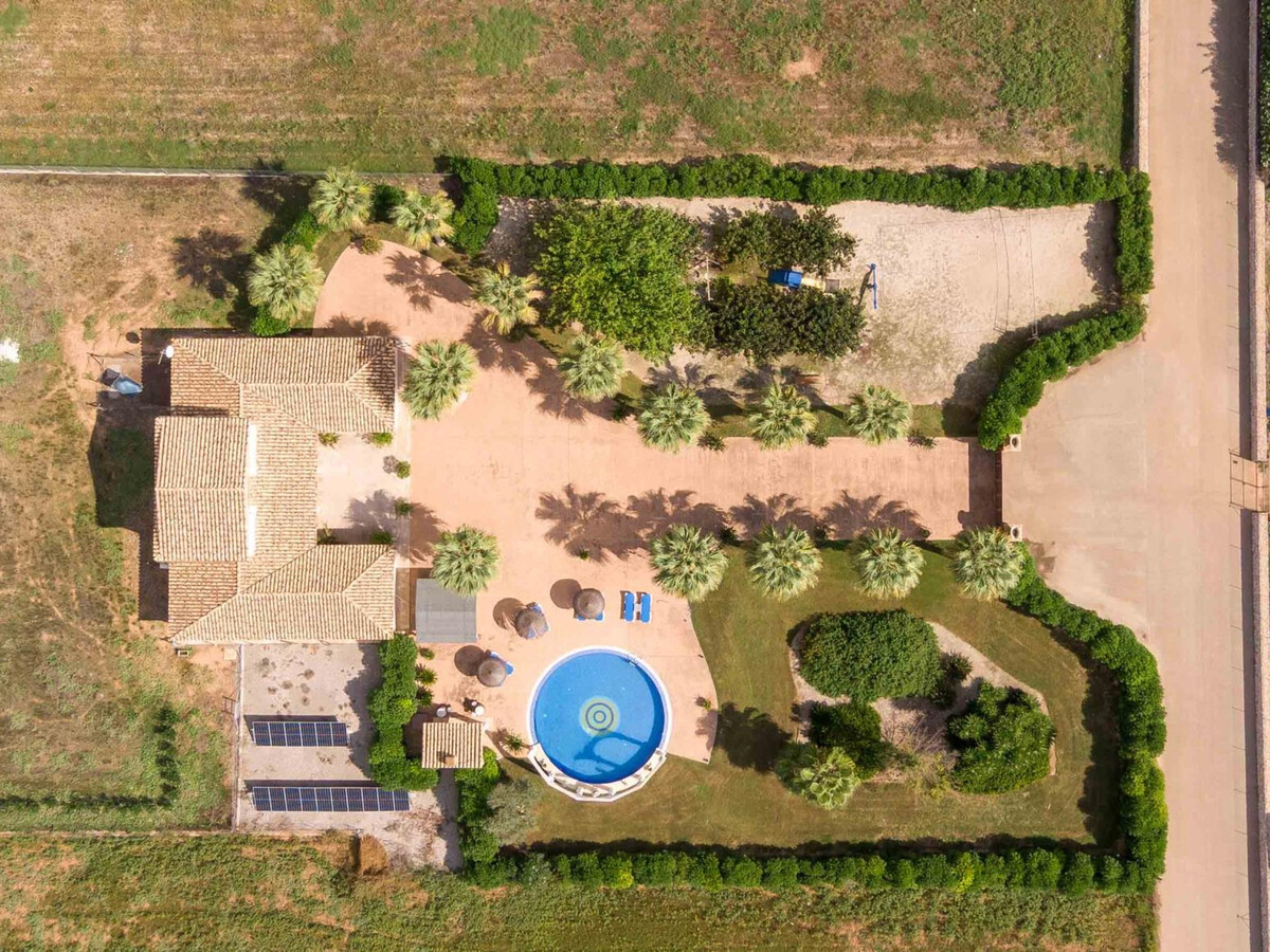 Villa méditerranéenne 8 pers. avec piscine circulaire à Sa Pobla - Photo 7