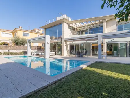 Villa d'architecte vue mer à Llucmajor, piscine et salle de sport : photo 4