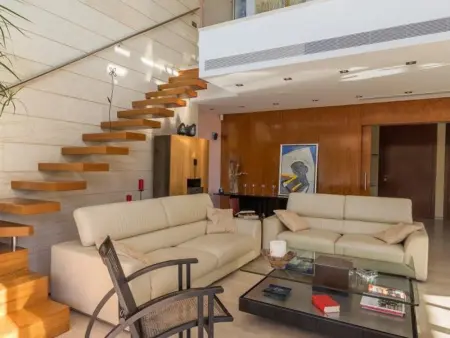 Villa d'architecte vue mer à Llucmajor, piscine et salle de sport : photo 10