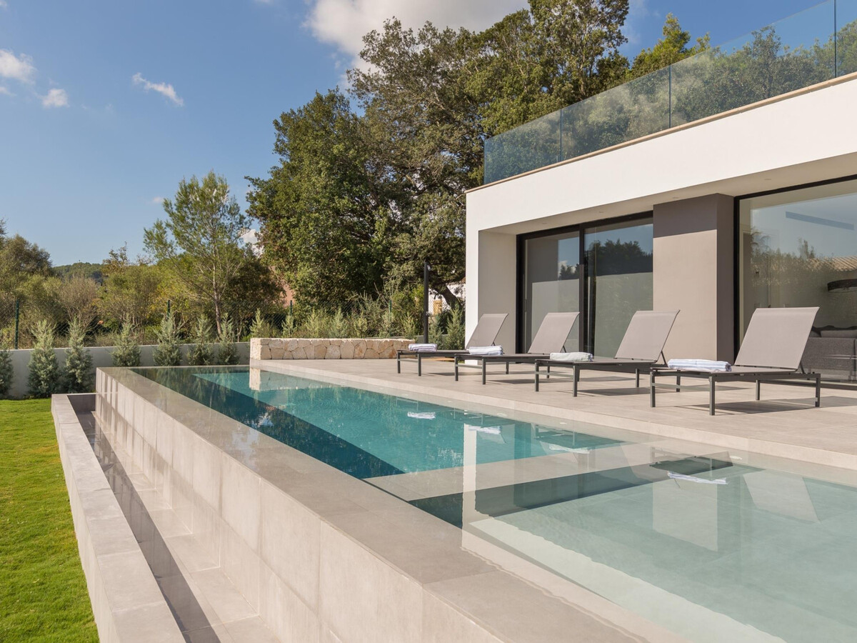 Villa moderne 8 pers. à Crestatx : piscine, jacuzzi, terrasse - Photo 9