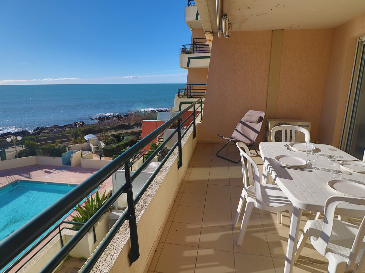 T2 climatisé front de mer avec terrasse, Sète - Photo 10