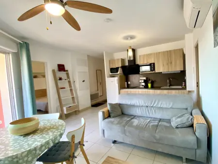 Appart 56 m² climatisé à Mèze, vue étang de Thau : photo 4
