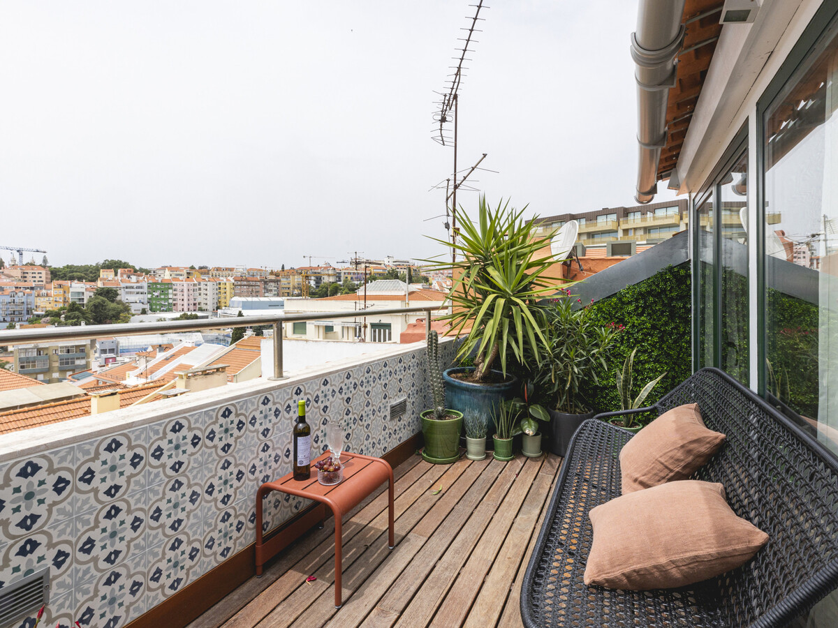 Appartement Seaview 3 Chambres, Terrasse Toit à Príncipe Real - Photo 7