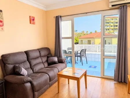 Appartement 1 chambre Costa Adeje, terrasse et piscine : photo 6