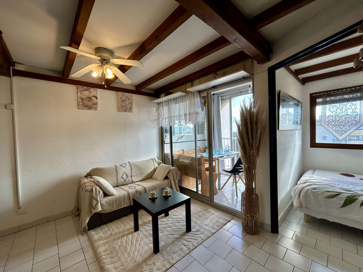 Appartement Cap d'Agde 150 m plage, mezzanine, parking - Photo 1
