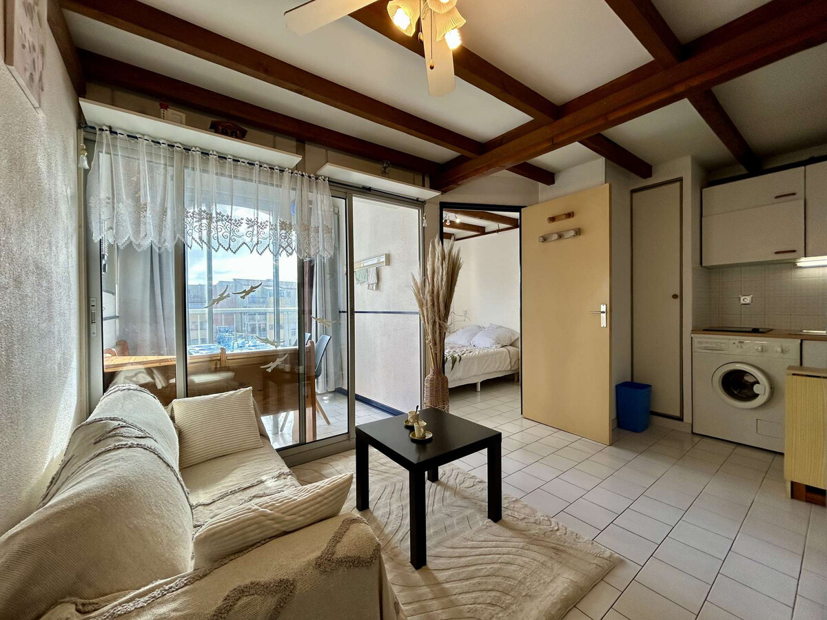 Appartement Cap d'Agde 150 m plage, mezzanine, parking - Photo 2