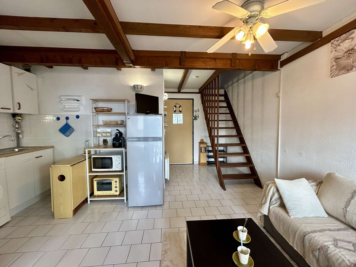 Appartement Cap d'Agde 150 m plage, mezzanine, parking - Photo 4