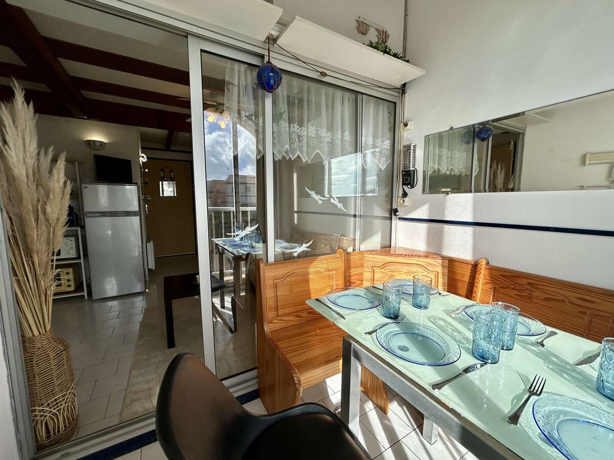 Appartement Cap d'Agde 150 m plage, mezzanine, parking - Photo 6